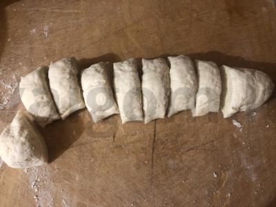 Moliūgų ir bulvių pyragai Žingsnis 7