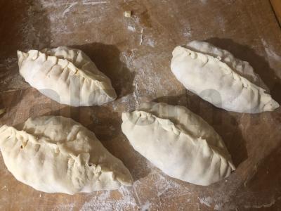 Moliūgų ir bulvių pyragai Žingsnis 10