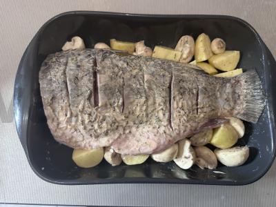 Karšis, keptas su grybais ir jauna bulve Žingsnis 3