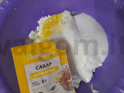 Karališka vatruška su varške ir grietine Žingsnis 2