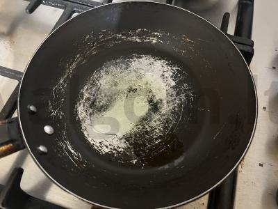 Užkandis prie stiprių gėrimų „Keptas sūrus lašinys“ Žingsnis 5