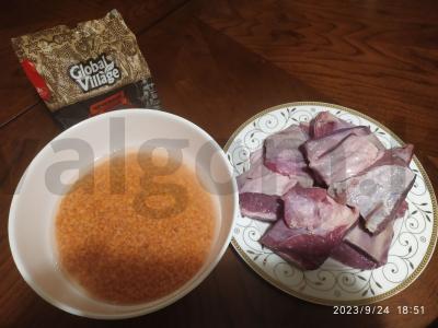 Lęšių sriuba su jautienos šonkauliais Žingsnis 1