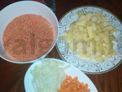 Lęšių sriuba su jautienos šonkauliais Žingsnis 2