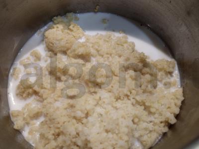 Pšenių košė su džiovintomis abrikosais Žingsnis 4