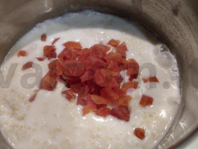 Pšenių košė su džiovintomis abrikosais Žingsnis 5