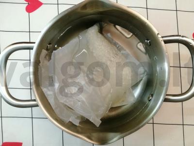 Poke su daržovėmis ir jūros kopūstais Žingsnis 1