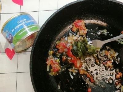 Poke su daržovėmis ir jūros kopūstais Žingsnis 4