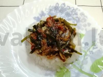 Poke su daržovėmis ir jūros kopūstais Žingsnis 7