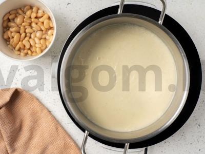 Pupelių ir žiedinio kopūsto tyrės sriuba Žingsnis 5