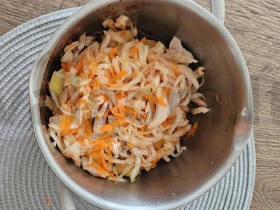 Greitas raugintų kopūstų boršas Žingsnis 2