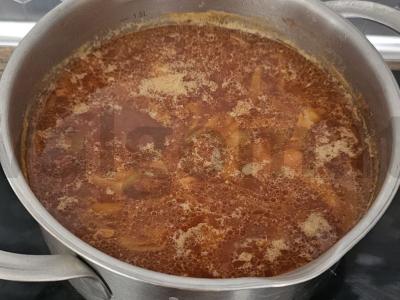 Greitas raugintų kopūstų boršas Žingsnis 4