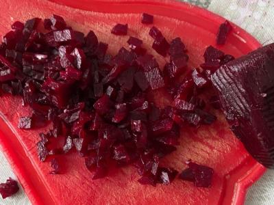 Vinegretas su pipirų mišiniu Žingsnis 1