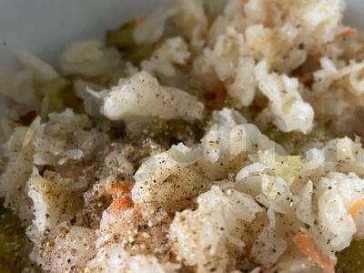 Vinegretas su pipirų mišiniu Žingsnis 8