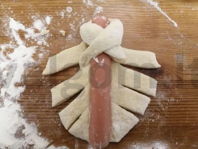 Dešrelė tešloje „Pletanka“ Žingsnis 10