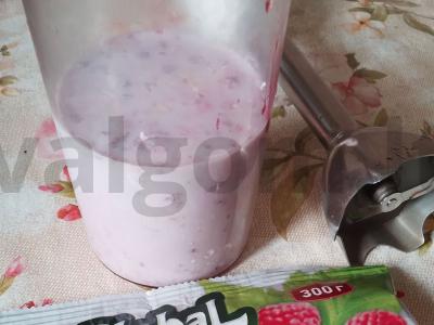 Aviečių, varškės ir avižinių dribsnių kokteilis Žingsnis 1