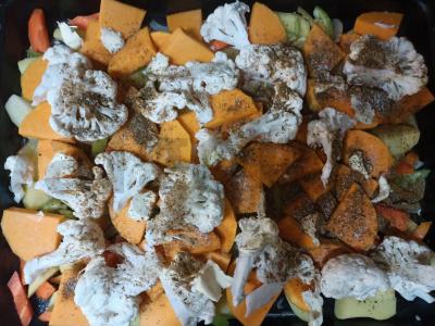 Kepti daržovės su vištiena Žingsnis 3