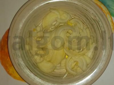 Rudieji ryžiai su grybais pomidorų padaže Žingsnis 2