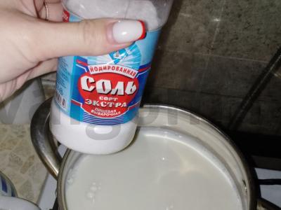 Pieninė makaronų košė Žingsnis 1