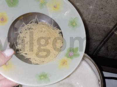 Pieninė makaronų košė Žingsnis 2