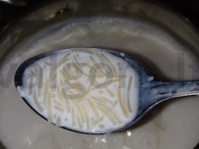 Pieninė makaronų košė Žingsnis 5