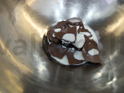 Desertas „Šokoladiniai šaukštai“ Žingsnis 2