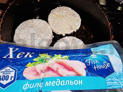 Menkių medalionai daržovių apvalkale Žingsnis 4