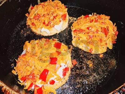 Menkių medalionai daržovių apvalkale Žingsnis 5