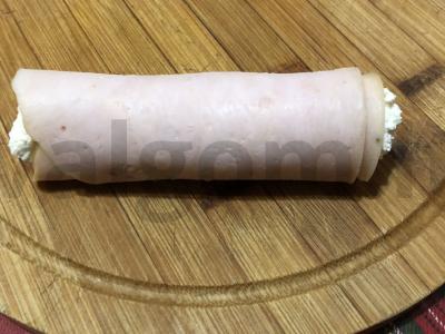 Kalakutų ritinėliai su varške Žingsnis 4