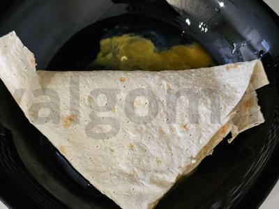 Lavašo vokas su sūriu ir bekonu Žingsnis 5