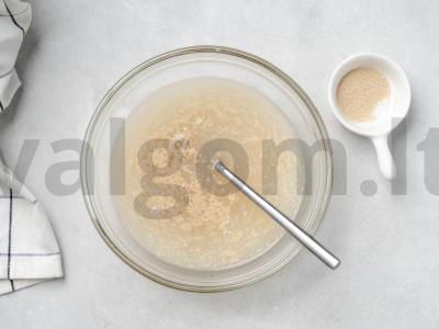 Vegetariškas obuolių pyragas Žingsnis 1