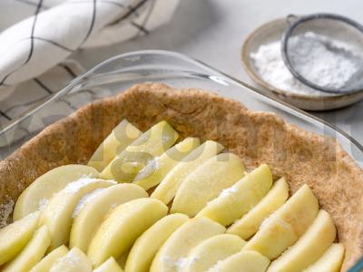 Vegetariškas obuolių pyragas Žingsnis 5