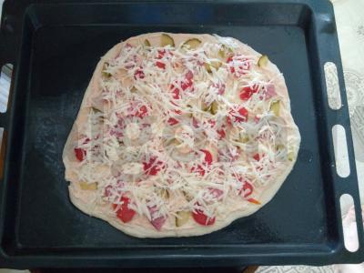 Greita pica su paruoštu tešla Žingsnis 6