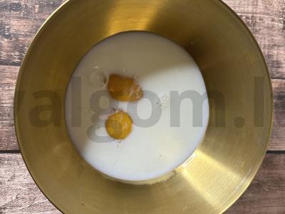 Blynai su šokoladu viduje Žingsnis 2