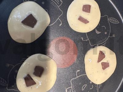 Blynai su šokoladu viduje Žingsnis 7