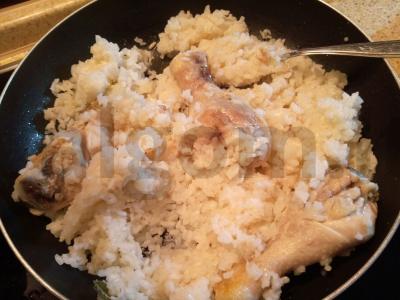 Vištienos blauzdelės ryžiuose Žingsnis 4