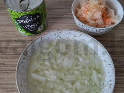 Vinegretas su majonezu ir garstyčiomis Žingsnis 2