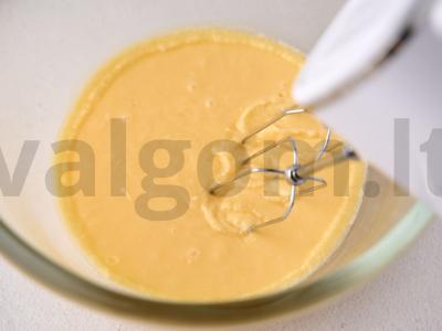 Smėlinis pyragas su citrinos įdaru Žingsnis 2