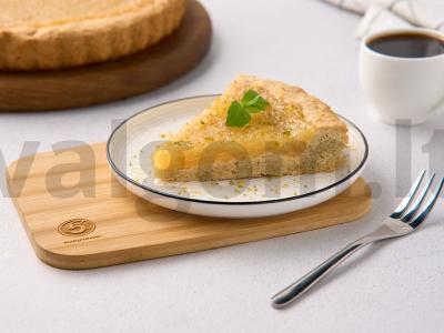 Smėlinis pyragas su citrinos įdaru pagrindine nuotrauka