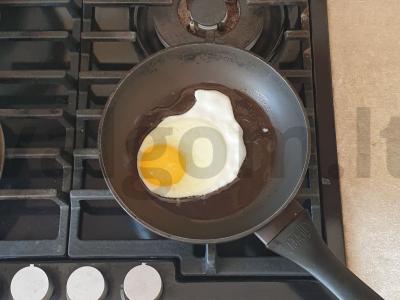 Tostai su kiaušiniu ir mėsa Žingsnis 2