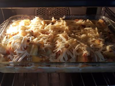 Indėnų filė, kepta orkaitėje su bulvėmis ir morkomis Žingsnis 5