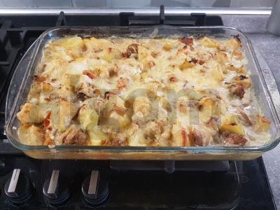 Indėnų filė, kepta orkaitėje su bulvėmis ir morkomis Žingsnis 6