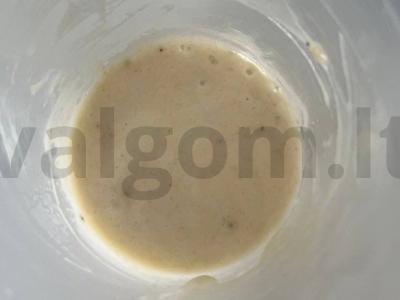 Šokoladinis bananų keksiukas orkaitėje Žingsnis 4