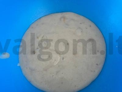 Šokoladinis bananų keksiukas orkaitėje Žingsnis 5