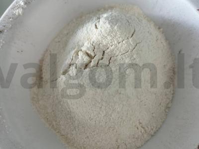 Šokoladinis bananų keksiukas orkaitėje Žingsnis 8