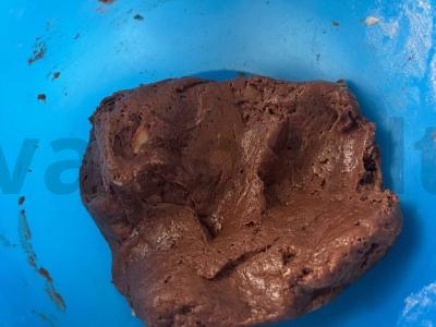 Šokoladinis bananų keksiukas orkaitėje Žingsnis 11