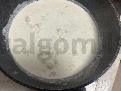 Lašišos steikas su grietinėlės ir ikrų padažu Žingsnis 6