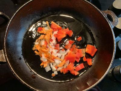 Pomidorų sriuba su ryžiais ir vištiena Žingsnis 5