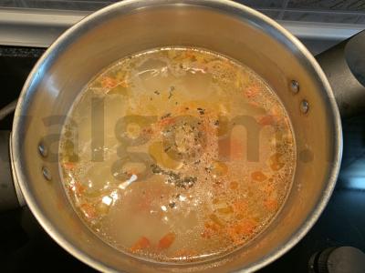 Pomidorų sriuba su ryžiais ir vištiena Žingsnis 7