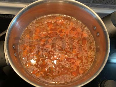 Pomidorų sriuba su ryžiais ir vištiena Žingsnis 8