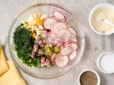 Klasikinė okroška ant tanno su dešra Žingsnis 3